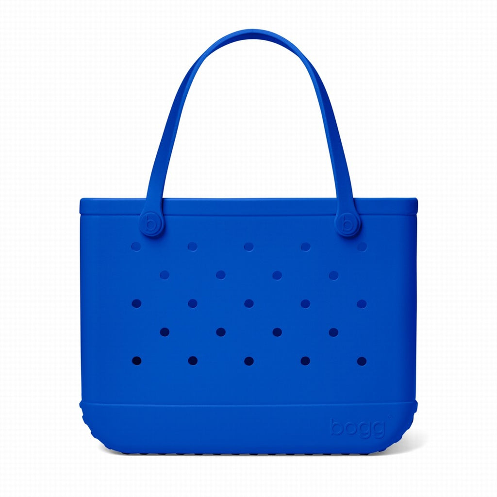 Original Bogg Bag Mykonos Blue Travel Companion Beach Tote Portable Tip Resistant Open Top Access Access for Women