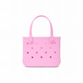 Bitty Bogg Bag Cut Out Heart Pink Taffy Island Getaway Carryall Ultra Durable Sandproof Reinforced Grip Handles for Summer Adventures
