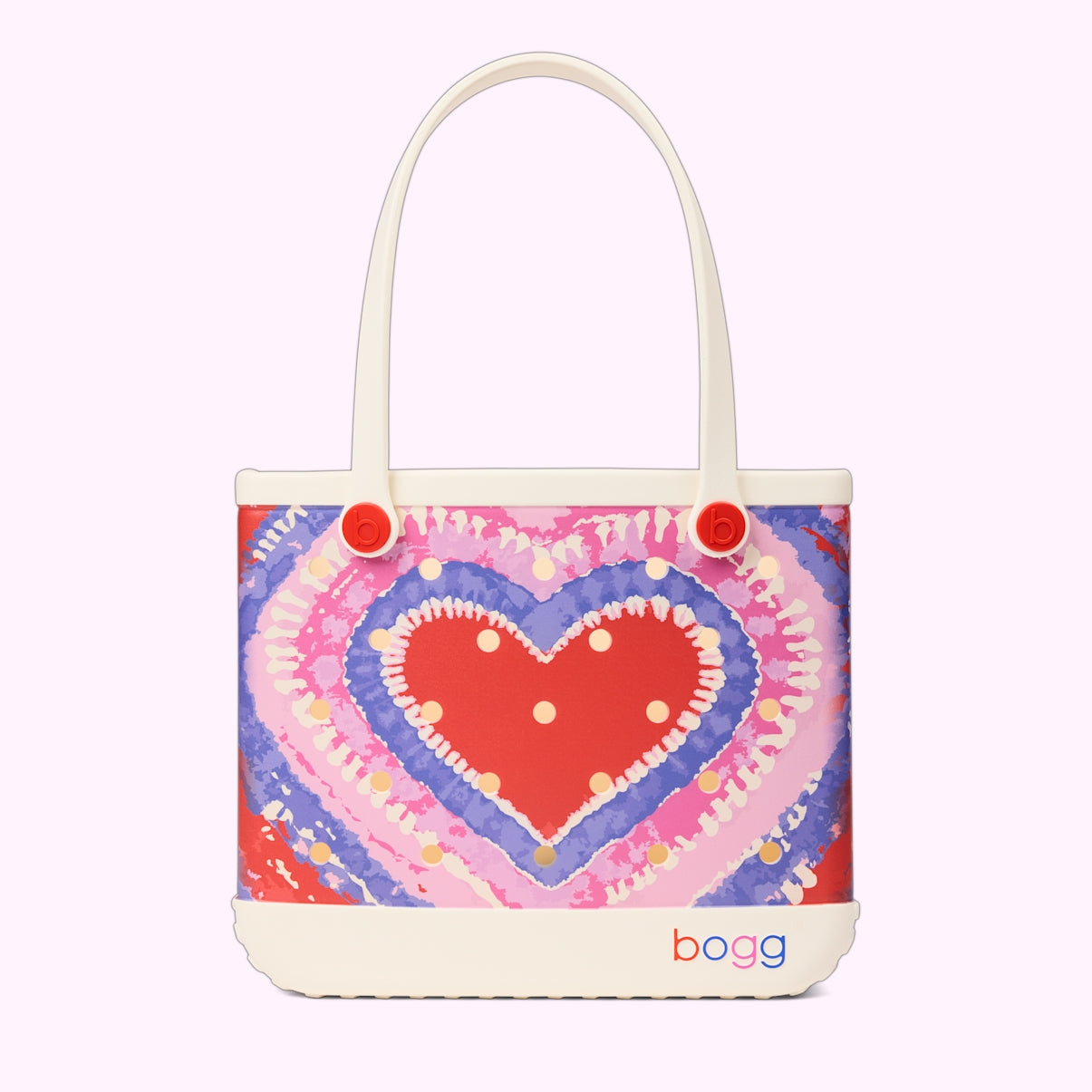 Baby Bogg Bag Dye licious Heart Buoy Red Beach Gear Storage Bag Lightweight Oversized Deep Storage Interior for Boat Excursions