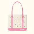 Baby Bogg Bag Varsity Blowing Pink Bubbles Women's Waterproof Beach Tote Lightweight Oversized with Travel Accessory Pouch for Water Sports Travel Organizer Vacation Essentials for Women