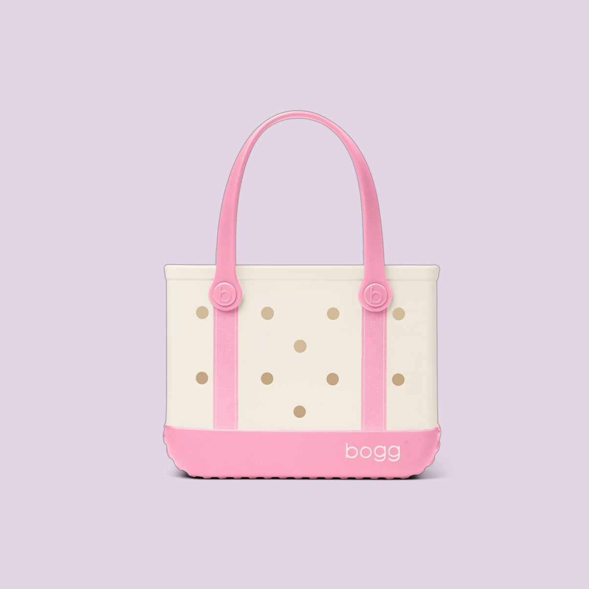 Bitty Bogg Bag Varsity Blowing Pink Bubbles Sunny Getaway Carryall Lightweight Travel Friendly Deep Storage Interior for Outdoor Sports