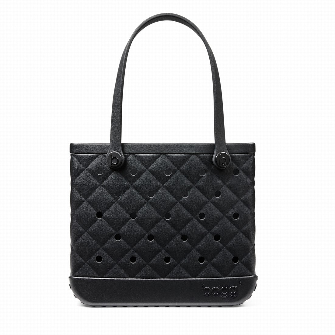 Baby Bogg Bag Quilted LBD Black Lake Day Waterproof Tote Modern Washable Adjustable Shoulder Strap for Resort Vacations