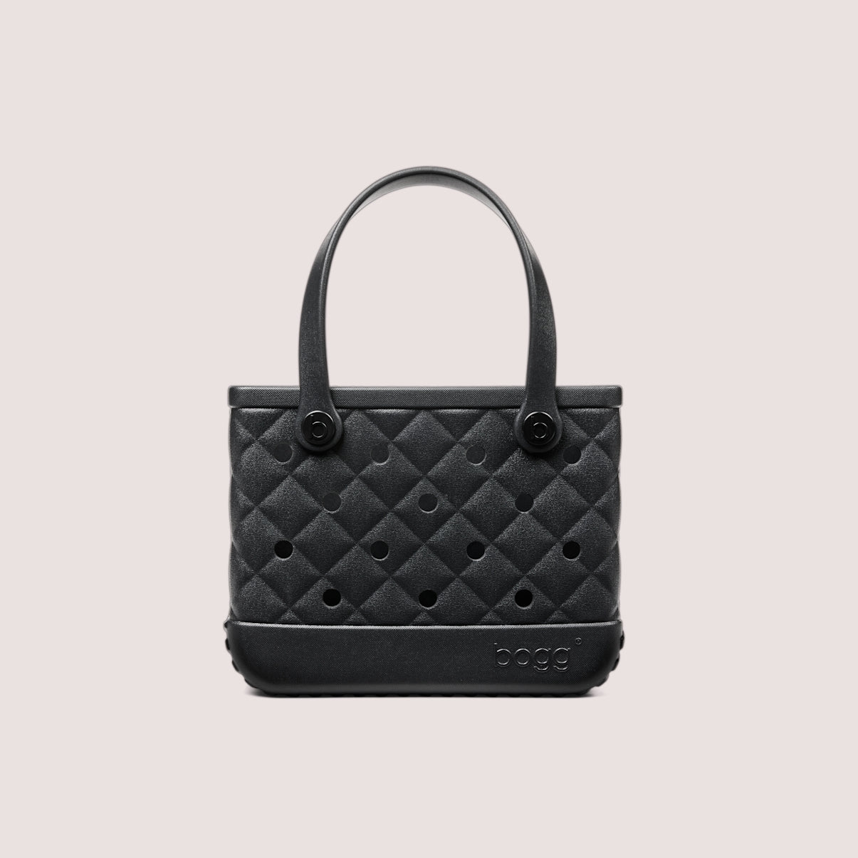 Bitty Bogg Bag Quilted LBD Black Family Size Beach Organizer Lightweight Oversized with Extra Storage Compartments for Yacht Excursions Travel Organizer Vacation Essentials for Women