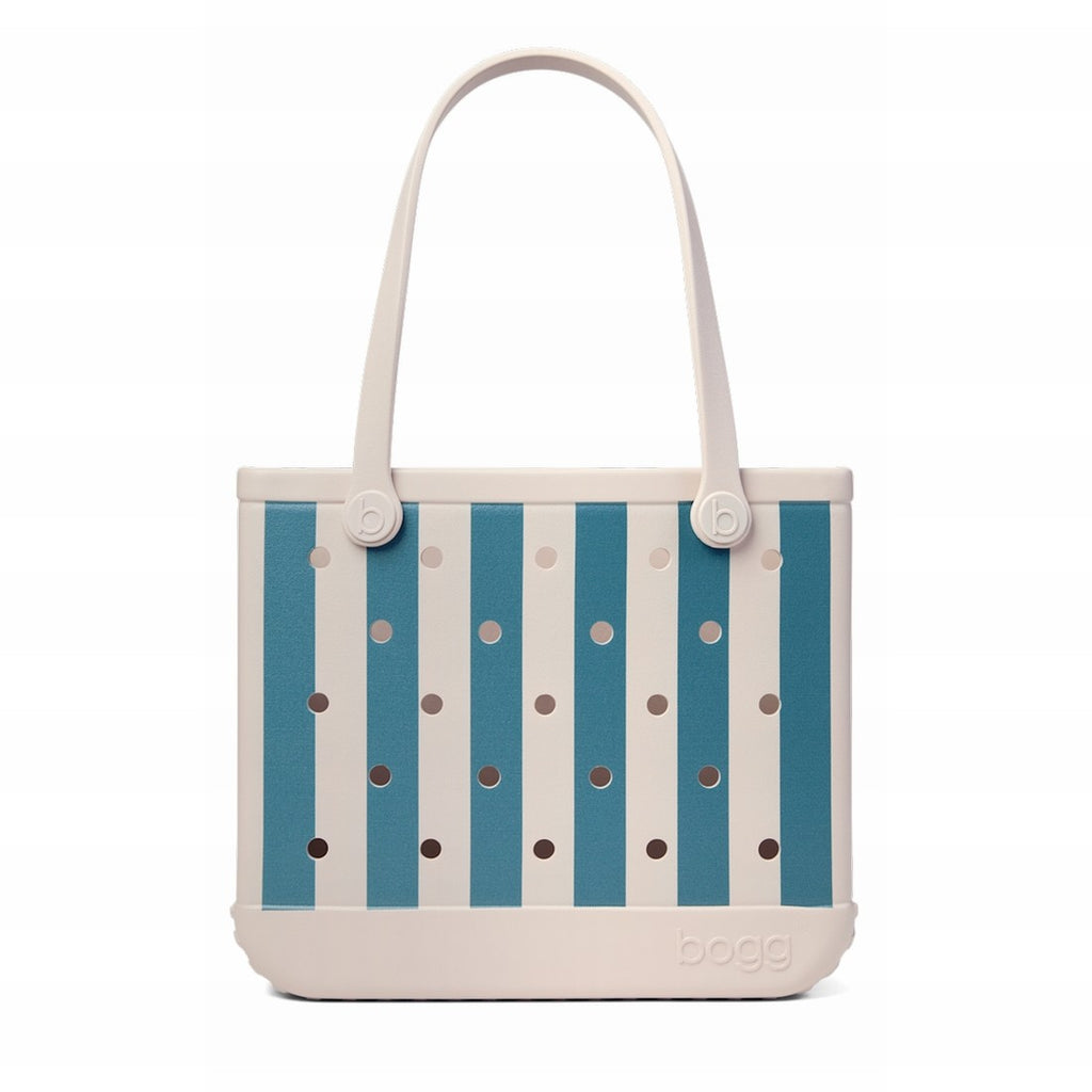 Baby Bogg Bag Dockside Stripe Women's Waterproof Beach Tote Washable Easy Clean with Waterproof Phone Pouch for Cruise Travel Travel Organizer Vacation Essentials for Women