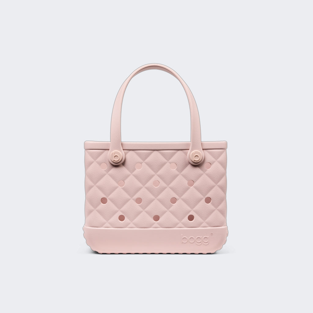 Bitty Bogg Bag Quilted Rose Petal Water Sports Travel Tote Durable Lightweight with Reinforced Handles for Family Beach Days Travel Organizer Vacation Essentials for Women