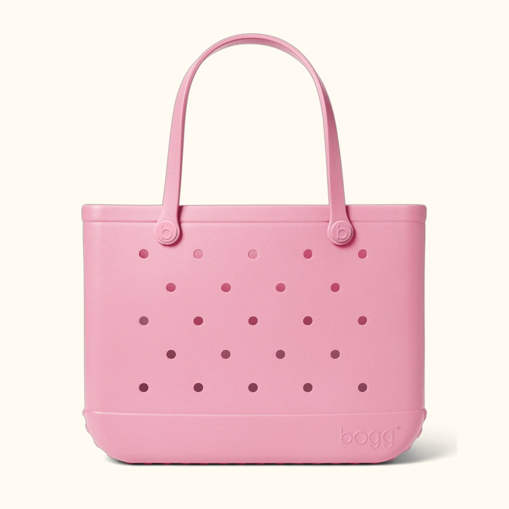 Original Bogg Bag Blowing Pink Bubbles Lightweight Waterproof Carryall Large Capacity Oversized with Easy Clean Surface for Yacht Excursions Travel Organizer Vacation Essentials for Women