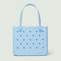 Baby Bogg Bag Blue Skies and Bogg Bag Waterproof EVA Beach Tote Bag Durable Easy Clean with Extra Storage Compartments for Beach Vacation Travel Organizer Vacation Essentials for Women
