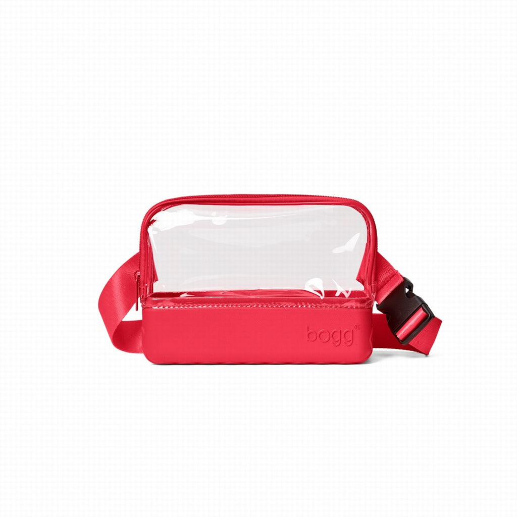 Bogg Stadium Bag Off to the Races Red Poolside Storage Carryall Waterproof Large Capacity with Makeup Bag for Cruise Travel Travel Organizer Vacation Essentials for Women