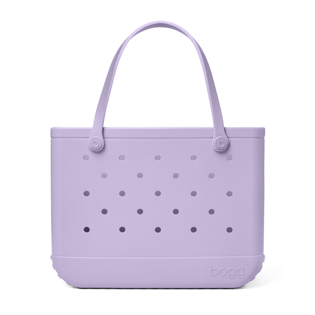 Original Bogg Bag I Lilac You a Lot Open Top Beach Organizer Tip Resistant Large Capacity with Waterproof Phone Pouch for Outdoor Adventures Travel Organizer Vacation Essentials for Women