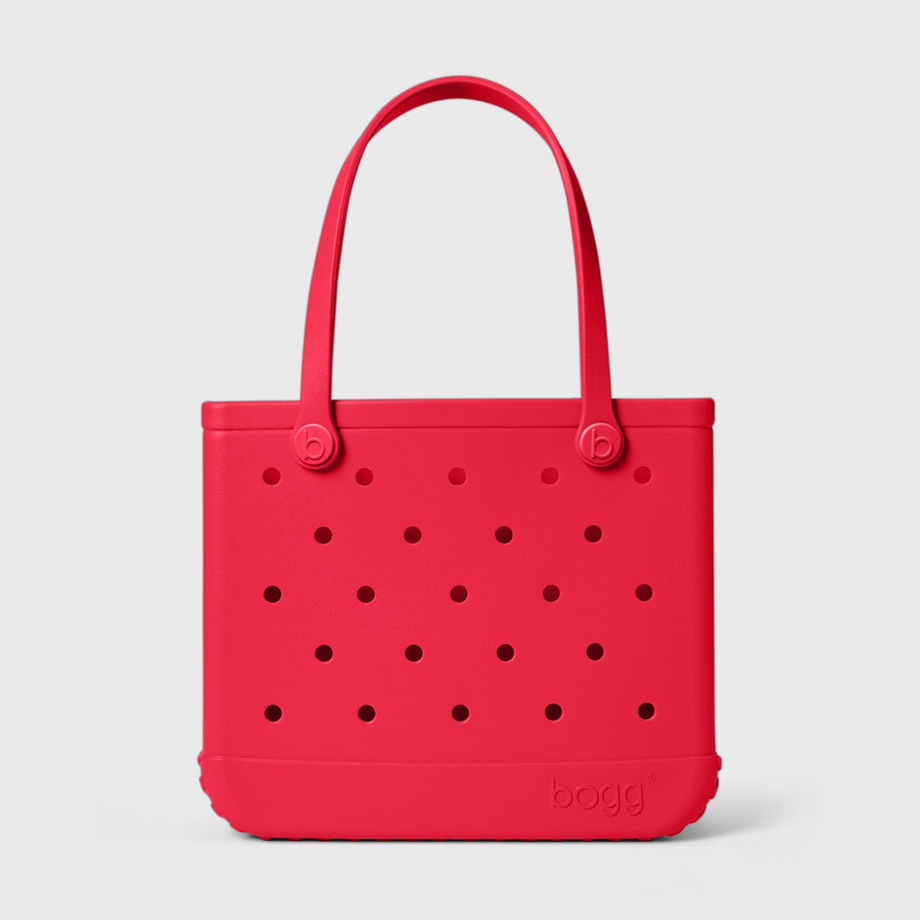 Baby Bogg Bag Off to the Races Red Summer Beach Accessories Bag Waterproof Tip Resistant with Makeup Bag for Water Sports Travel Organizer Vacation Essentials for Women
