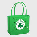 Baby Bogg Bag Boston Celtics Lightweight Waterproof Carryall Large Capacity Oversized with Easy Clean Surface for Yacht Excursions Travel Organizer Vacation Essentials for Women