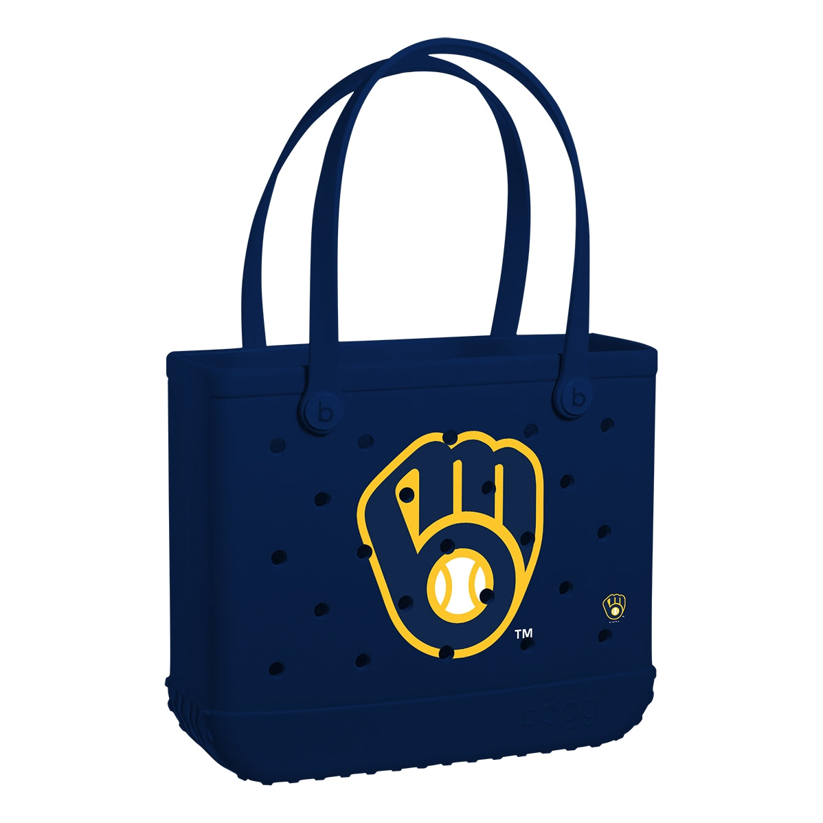 Baby Bogg Bag Milwaukee Brewers Women's Waterproof Beach Tote Durable Oversized with Makeup Bag for Boat Trips Travel Organizer Vacation Essentials for Women