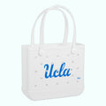 Baby Bogg Bag UCLA Bruins Large Capacity Beach Carryall Waterproof Easy Clean with Waterproof Phone Pouch for Resort Holidays Travel Organizer Vacation Essentials for Women
