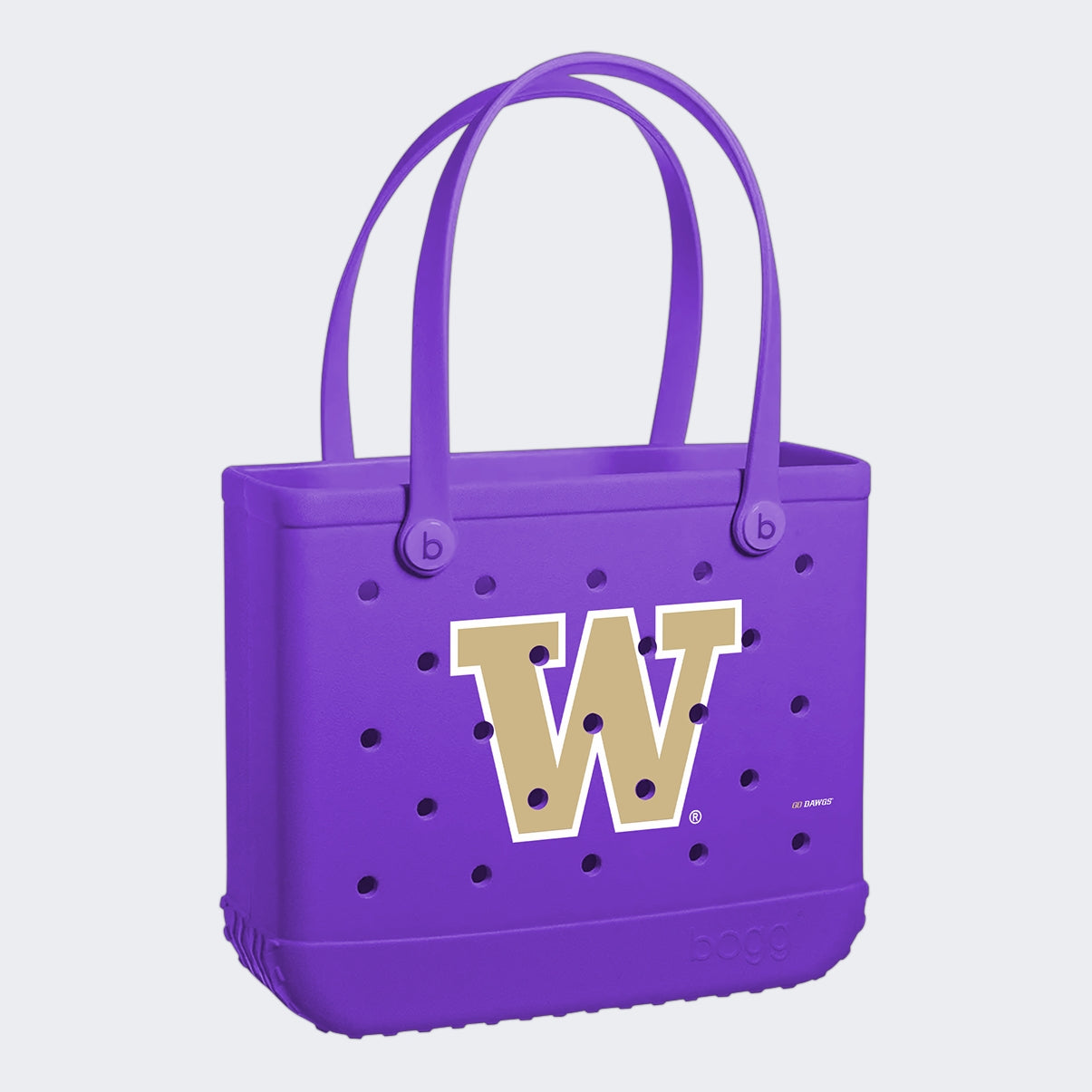 Baby Bogg Bag Washington Huskies Travel Ready Pool Tote Flexible Easy Clean Accessory Organizer Pouch for Weekend Travel