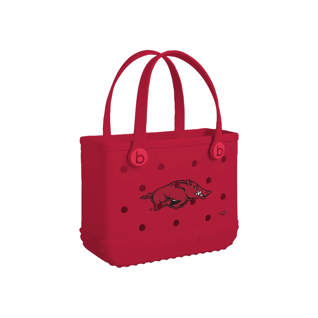 Bitty Bogg Bag Arkansas Razorbacks Outdoor Adventure Pool Tote Washable Travel Friendly with Cosmetic Organizer for Lake Adventures Travel Organizer Vacation Essentials for Women