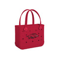 Bitty Bogg Bag Arkansas Razorbacks Outdoor Adventure Pool Tote Washable Travel Friendly with Cosmetic Organizer for Lake Adventures Travel Organizer Vacation Essentials for Women