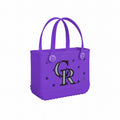 Bitty Bogg Bag Colorado Rockies Yacht Day Travel Organizer Luxury Multi Purpose Extra Wide Opening for Resort Vacations