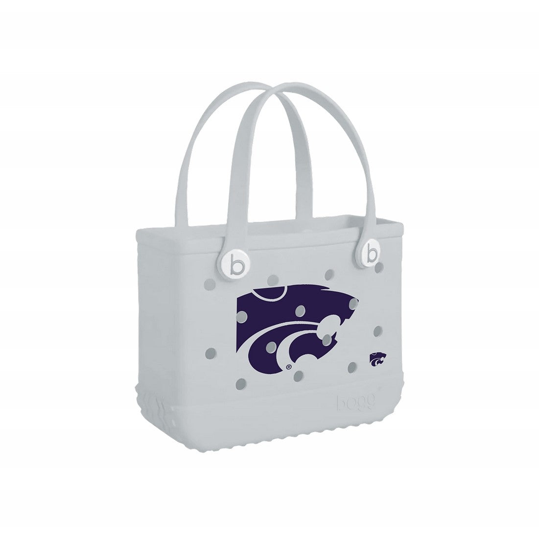 Bitty Bogg Bag Kansas State Wildcats Outdoor Leisure Organizer Functional Washable Bonus Cosmetic Bag Included for Cruise Travel