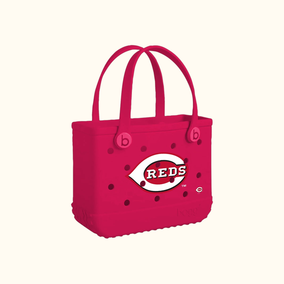 Bitty Bogg Bag Cincinnati Reds Outdoor Leisure Organizer Stylish Waterproof Open Top Access Access for Resort Vacations