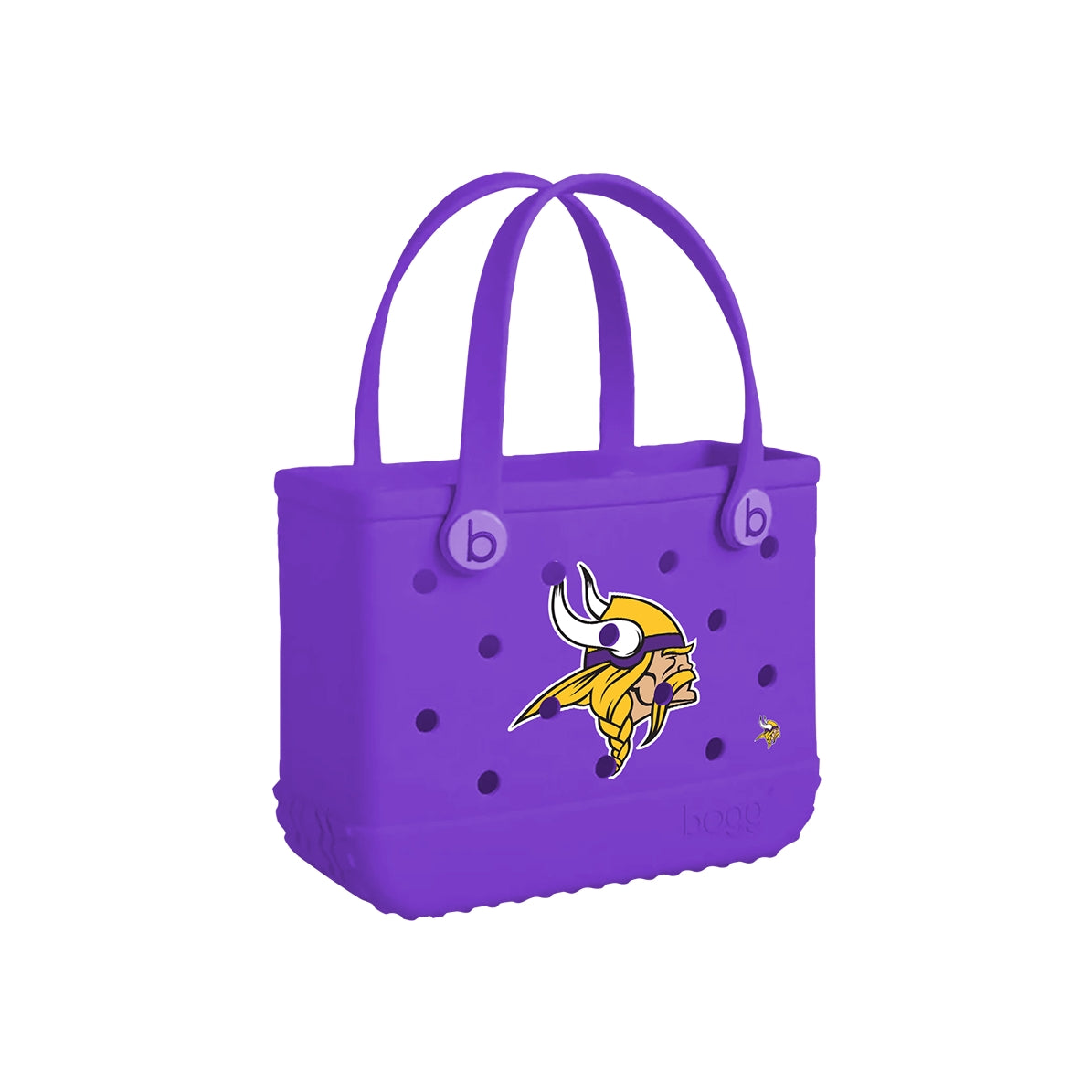 Bitty Bogg Bag Minnesota Vikings Lightweight Waterproof Carryall Lightweight Lightweight with Extra Storage Compartments for Cruise Travel Travel Organizer Vacation Essentials for Women