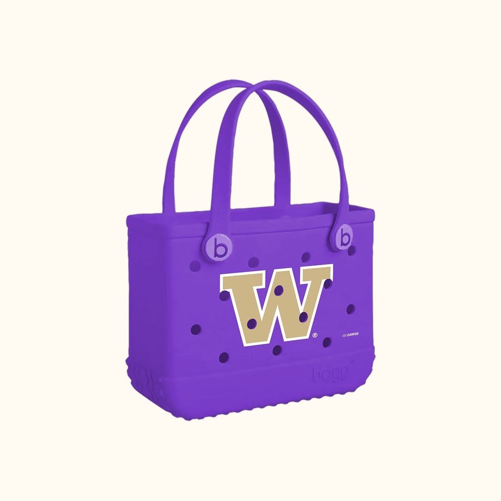 Bitty Bogg Bag Washington Huskies Boat Deck Storage Bag Premium Easy Clean Bonus Cosmetic Bag Included for Boat Excursions