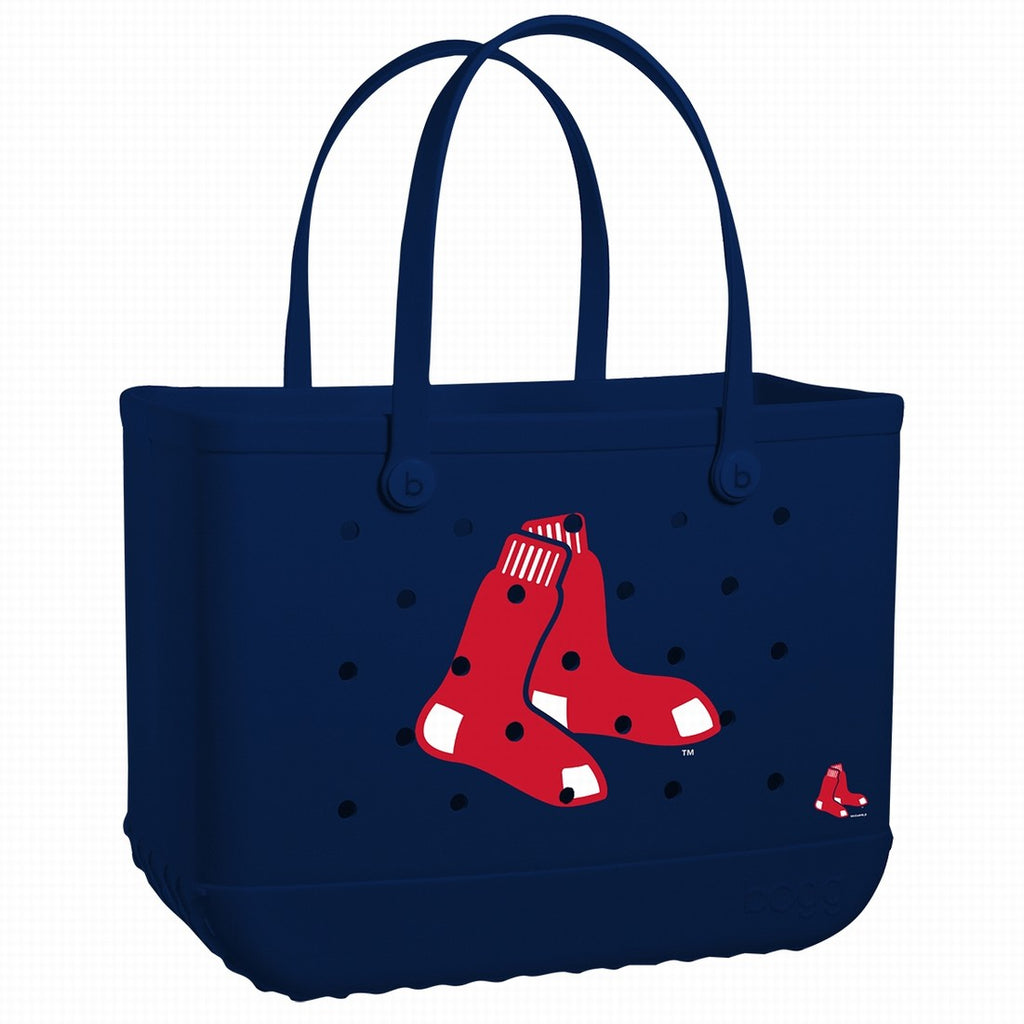 Original Bogg Bag Boston Red Sox Adventure Ready Beach Tote Stylish Easy Clean Reinforced Grip Handles for Women