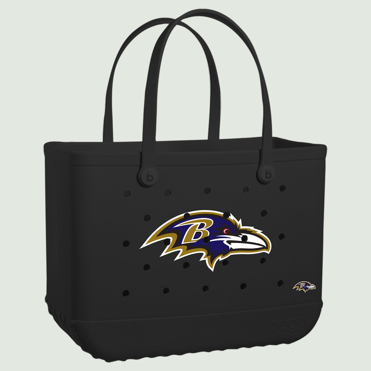 Original Bogg Bag Baltimore Ravens Outdoor Adventure Pool Tote Oversized Large Capacity with Non Slip Bottom for Beach Vacation Travel Organizer Vacation Essentials for Women