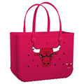 Original Bogg Bag Chicago Bulls Lake Day Waterproof Tote Lightweight Quick Dry Adjustable Shoulder Strap for Women