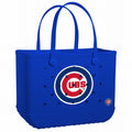 Original Bogg Bag Chicago Cubs Lightweight Waterproof Carryall Durable Travel Friendly with Non Slip Bottom for Pool Days Travel Organizer Vacation Essentials for Women