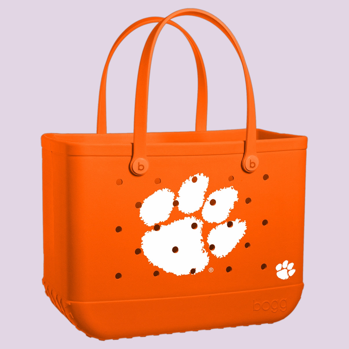 Original Bogg Bag Clemson Tigers Luxury Resort Pool Tote Durable Oversized with Non Slip Bottom for Weekend Getaways Travel Organizer Vacation Essentials for Women