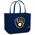 Original Bogg Bag Milwaukee Brewers Sunny Getaway Carryall Premium Large Capacity Bonus Cosmetic Bag Included for Summer Adventures