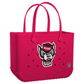 Original Bogg Bag NC State Wolfpack Summer Beach Accessories Bag Washable Travel Friendly with Easy Clean Surface for Picnic Days Travel Organizer Vacation Essentials for Women
