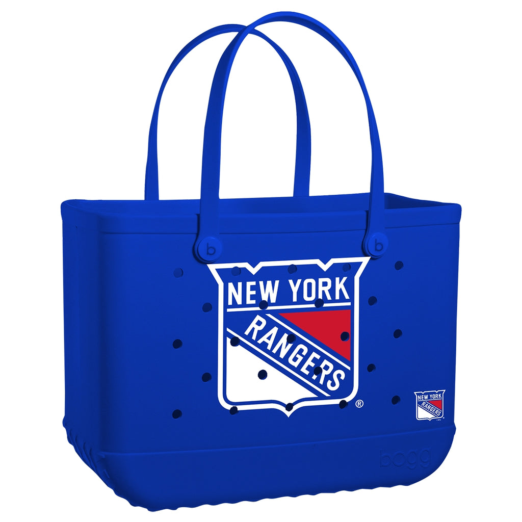 Original Bogg Bag New York Rangers Multi Purpose Travel Carryall Sandproof Waterproof with Easy Clean Surface for Pool Days Travel Organizer Vacation Essentials for Women