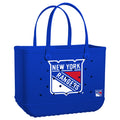 Original Bogg Bag New York Rangers Multi Purpose Travel Carryall Sandproof Waterproof with Easy Clean Surface for Pool Days Travel Organizer Vacation Essentials for Women