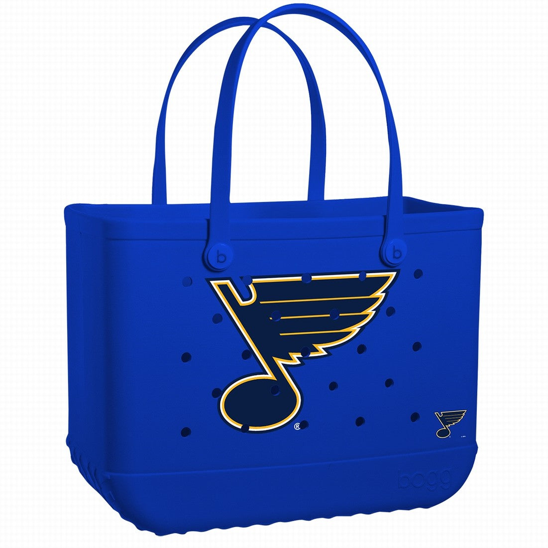 Original Bogg Bag St. Louis Blues Summer Beach Accessories Bag Waterproof Oversized with Spacious Interior for Pool Days Travel Organizer Vacation Essentials for Women