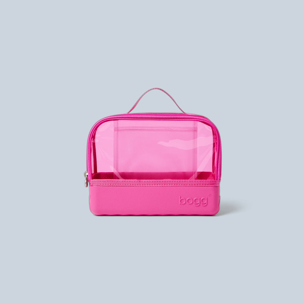 Boggs N' Ends Haute Pink Seaside Adventure Tote Luxury Sandproof Bonus Cosmetic Bag Included for Resort Vacations