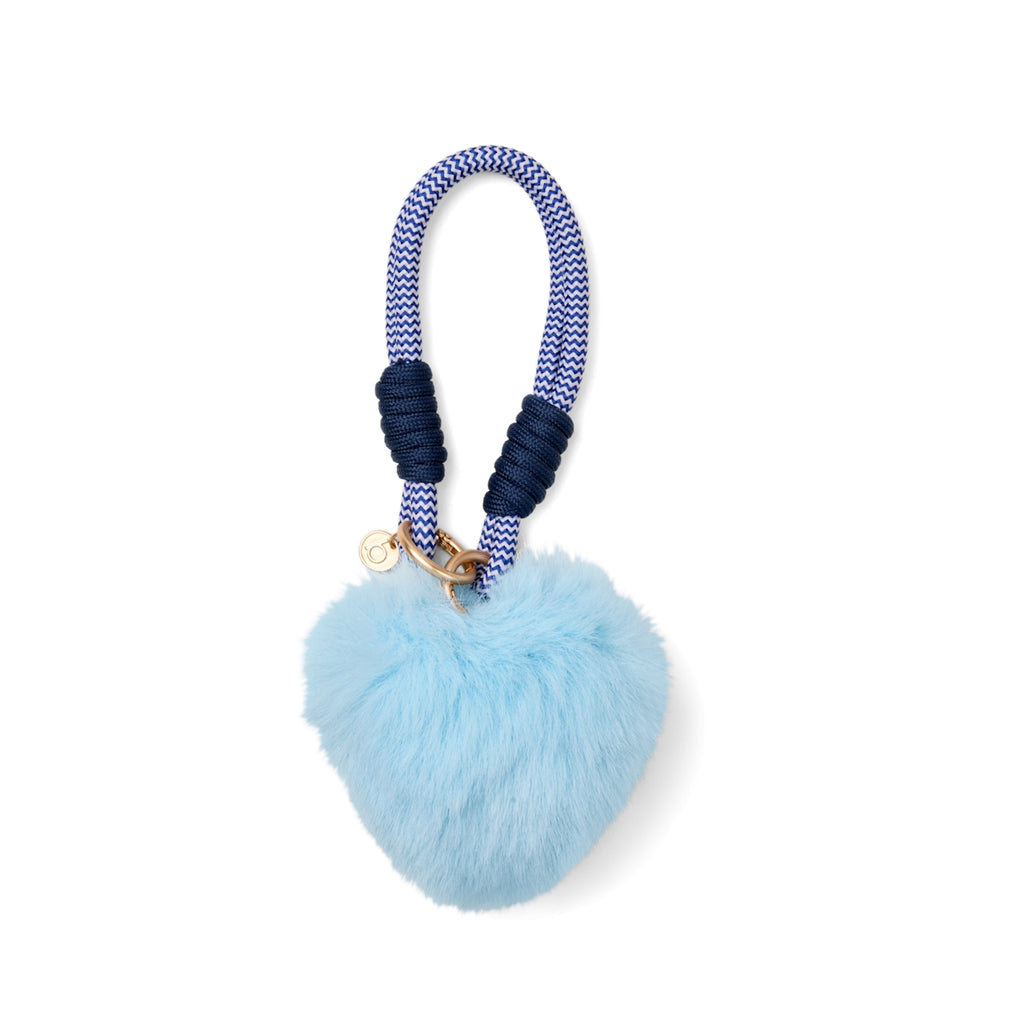 Bogg'd & Charmed Blue Heart Pouf Oversized Beach Travel Tote Large Capacity Easy Clean with Easy Clean Surface for Camping Trips Travel Organizer Vacation Essentials for Women