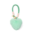 Bogg'd & Charmed Green Heart Pouf Pool Party Storage Bag Modern Tip Resistant Deep Storage Interior for Boat Excursions