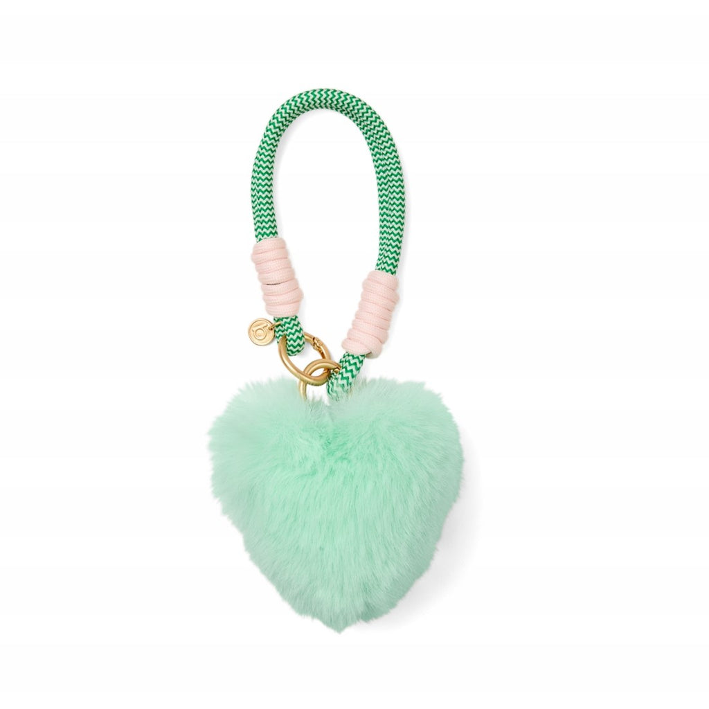 Bogg'd & Charmed Green Heart Pouf Weekend Getaway Beach Bag Durable Travel Friendly with Non Slip Bottom for Weekend Getaways Travel Organizer Vacation Essentials for Women