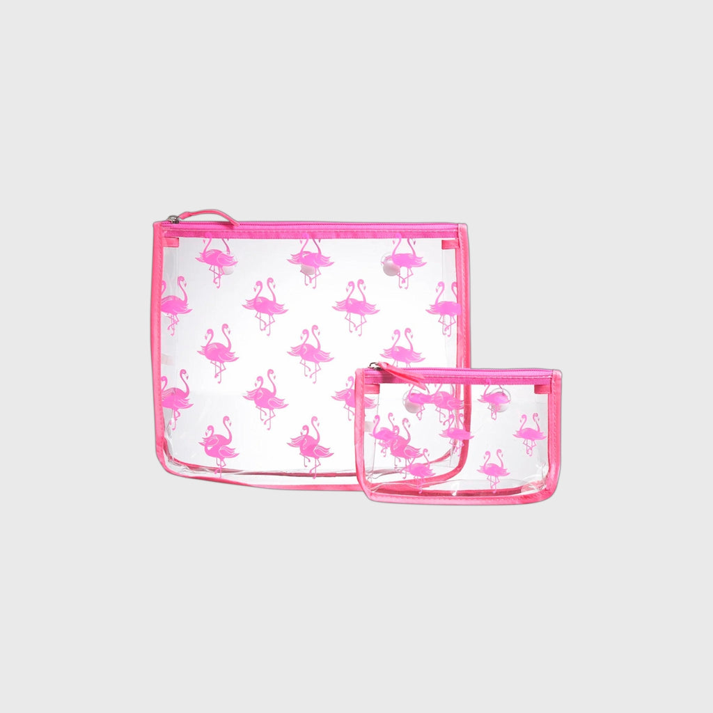 Bogg Bag Decorative Insert Flamingo Beach Club Waterproof Tote Flexible Oversized Bonus Cosmetic Bag Included for Cruise Travel