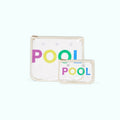 Decorative Insert Pool Coastal Travel Beach Bag Heavy Duty Travel Friendly Bonus Cosmetic Bag Included for Cruise Travel