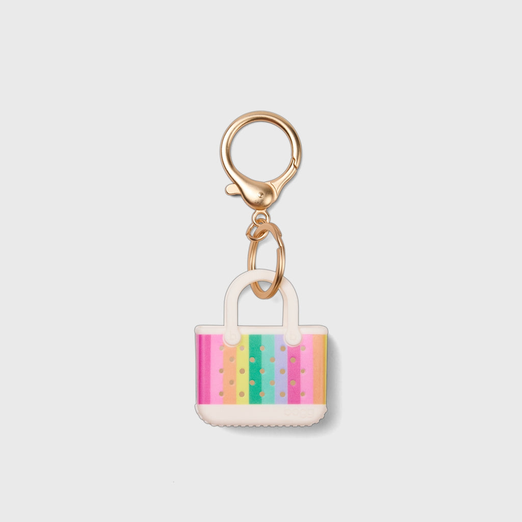 Tiny Tote Keychain Color Burst Outdoor Journey Tote Ultra Durable Tip Resistant Open Top Access Access for Outdoor Sports