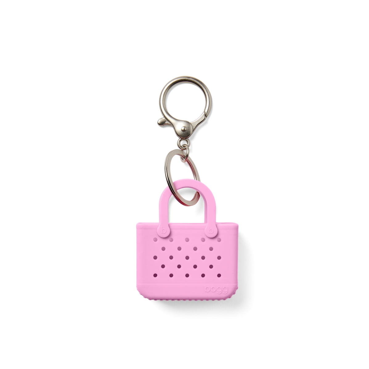 Tiny Tote Keychain Pink Taffy Cruise Ship Essentials Tote Modern Easy Clean Bonus Cosmetic Bag Included for Pool Activities