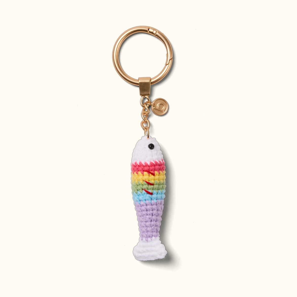 Bogg'd & Charmed Crochet Fish Color Burst Lake Day Waterproof Tote Portable Tip Resistant Waterproof Phone Pouch Included for Resort Vacations
