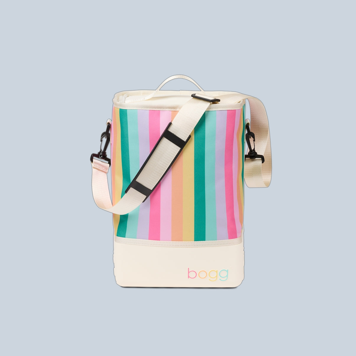 Bogg Brrr Half Cooler Color Burst Summer Beach Accessories Bag Oversized Sandproof with Reinforced Handles for Weekend Getaways Travel Organizer Vacation Essentials for Women