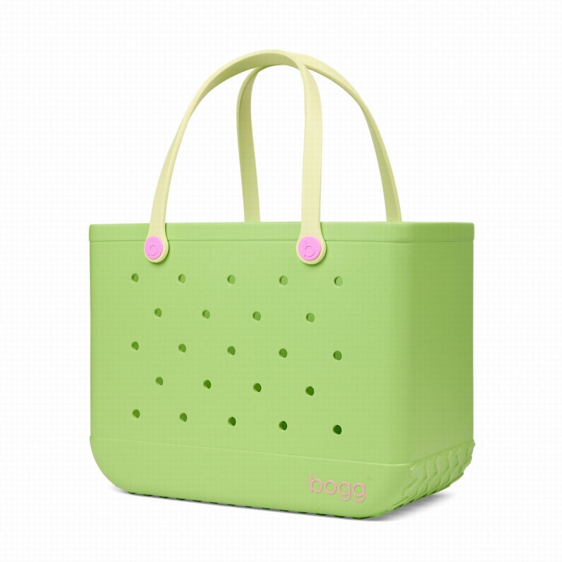 Original Bogg Bag Lime In The Coconut Large Capacity Beach Carryall Sandproof Sandproof with Extra Storage Compartments for Tropical Vacations Travel Organizer Vacation Essentials for Women