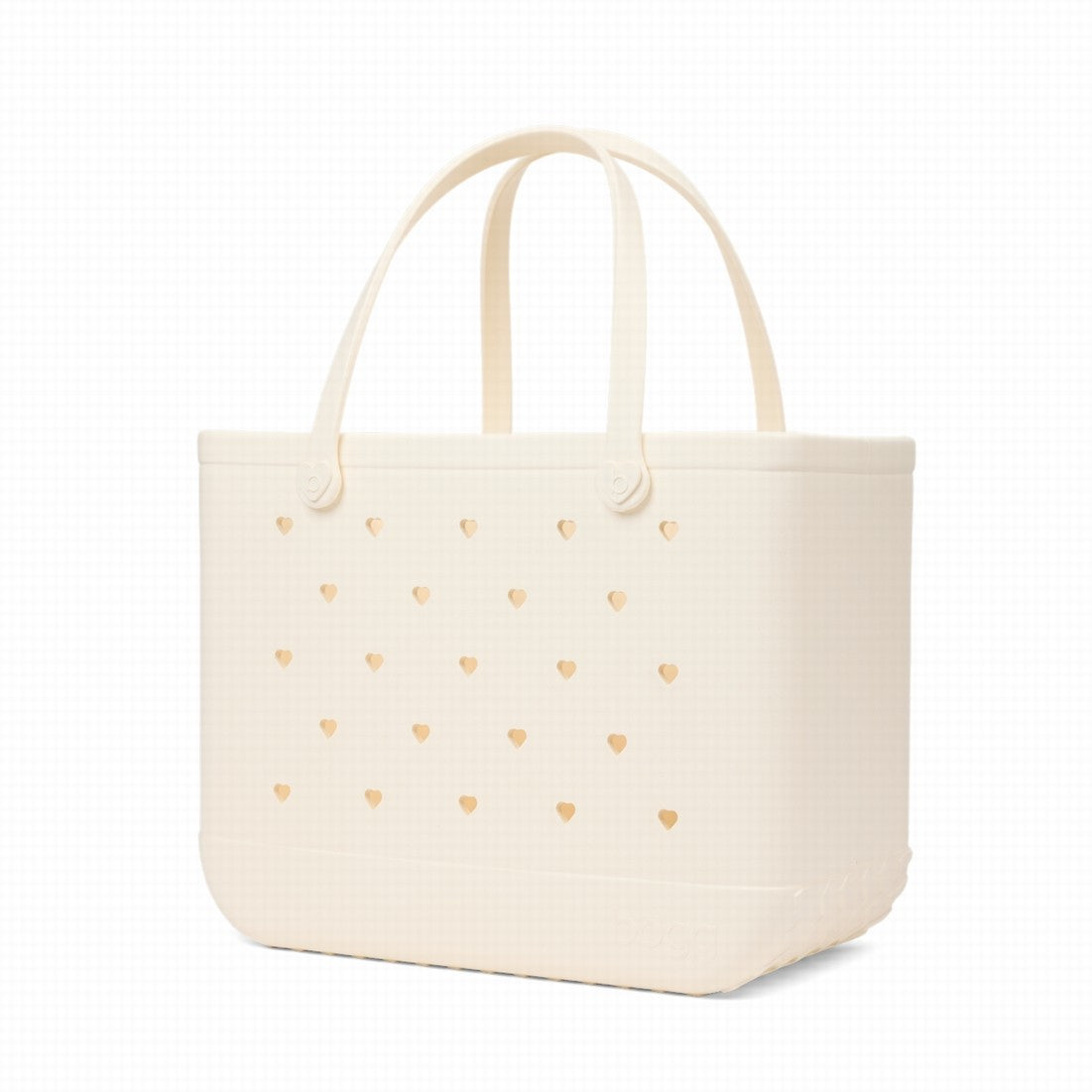 Original Bogg Bag Cut Out Heart Coconut Cruise Essentials Travel Tote Washable Washable with Reinforced Handles for Cruise Travel Travel Organizer Vacation Essentials for Women
