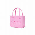 Bitty Bogg Bag Pink Taffy Holiday Resort Carryall Ultra Durable Oversized Accessory Organizer Pouch for Cruise Travel
