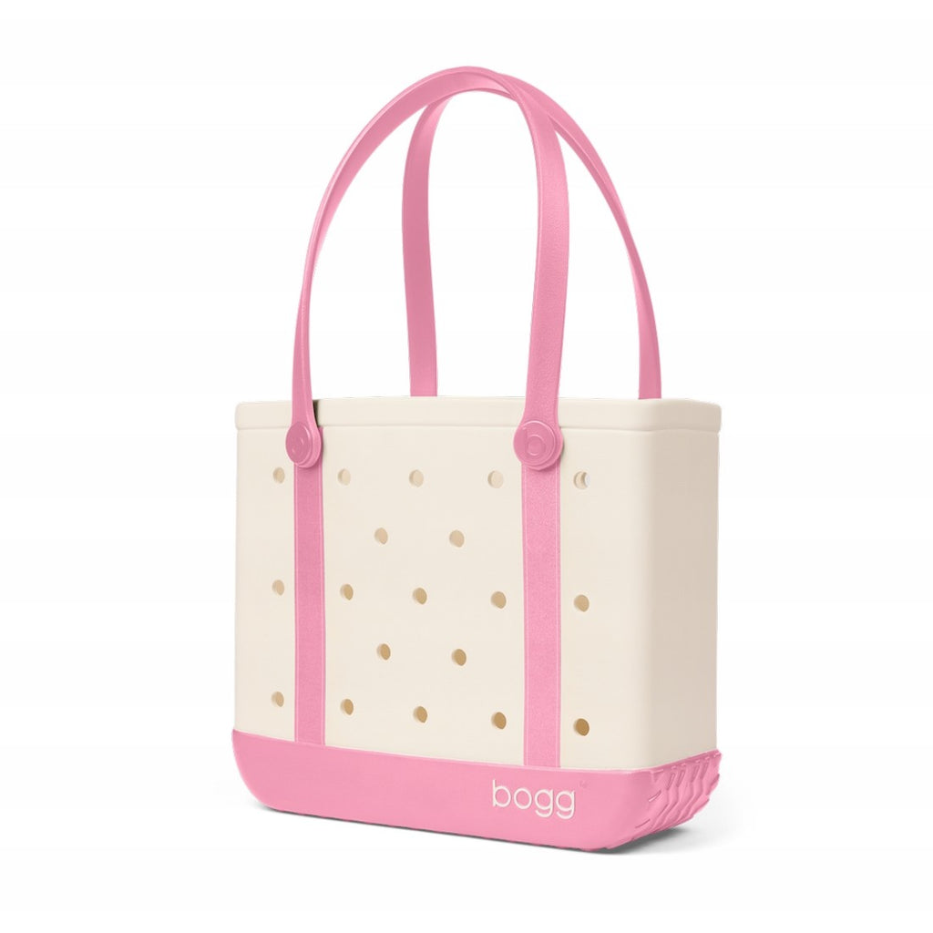 Baby Bogg Bag Varsity Blowing Pink Bubbles Family Size Beach Organizer Lightweight Durable with Cosmetic Organizer for Weekend Getaways Travel Organizer Vacation Essentials for Women
