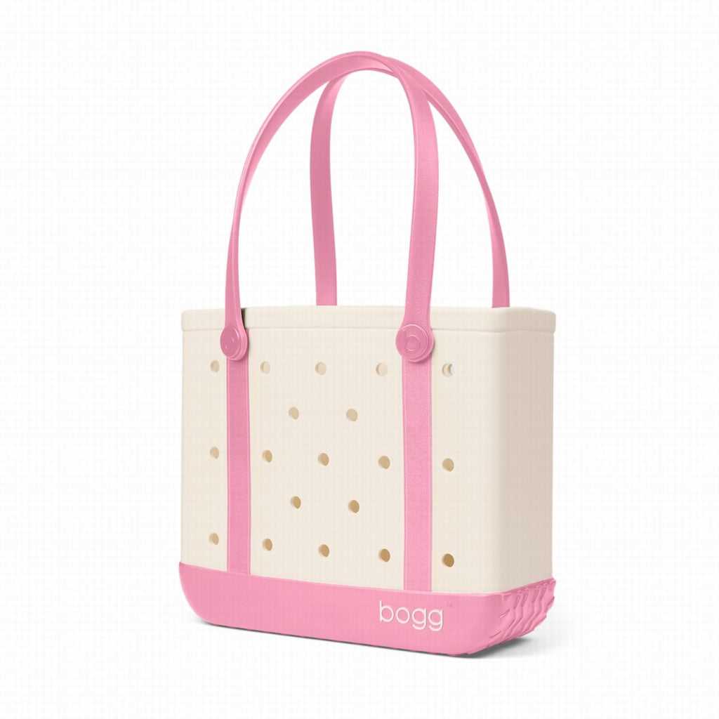 Baby Bogg Bag Varsity Blowing Pink Bubbles Women's Waterproof Beach Tote Lightweight Oversized with Travel Accessory Pouch for Water Sports Travel Organizer Vacation Essentials for Women